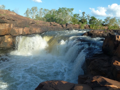 King Edward River Falls - we have to cross the river tomorrow...